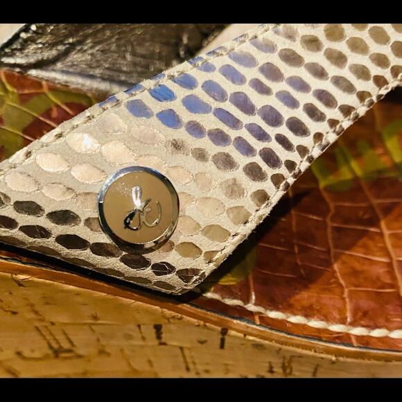 Sam Edelman thong cork wedge SZ 10 - Picture 9 of 10